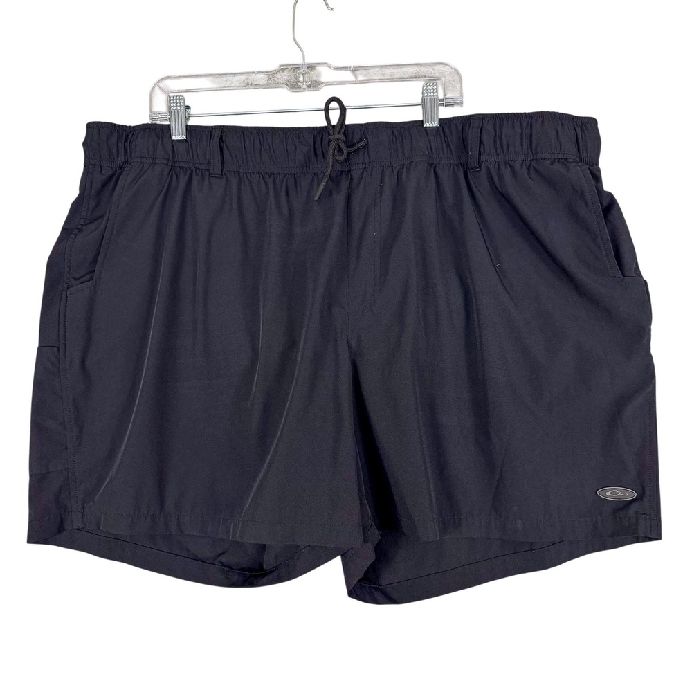 Drake Swim Trunks Shorts Mens 3XL Black Mesh Lined Drawstring Quick Dry Stretch